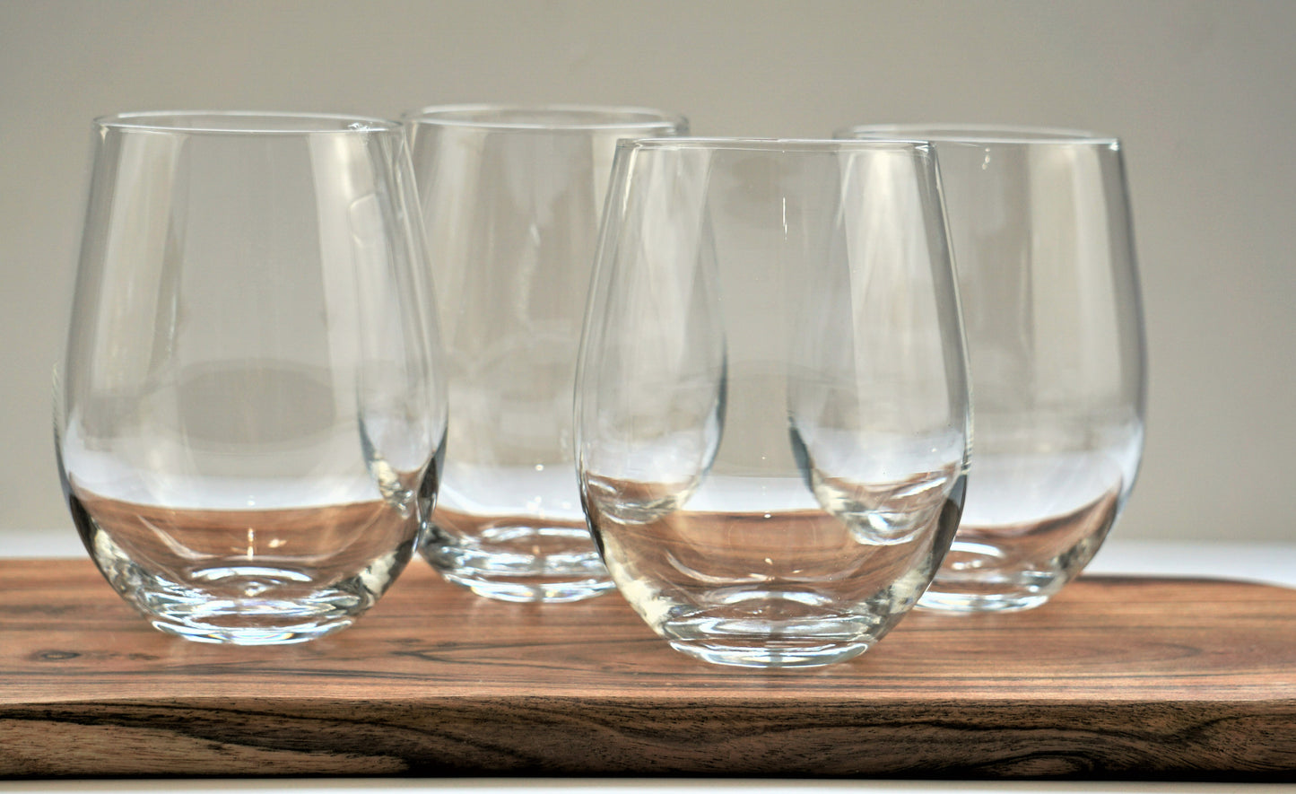 Stemless Wine Glasses- Set of 4