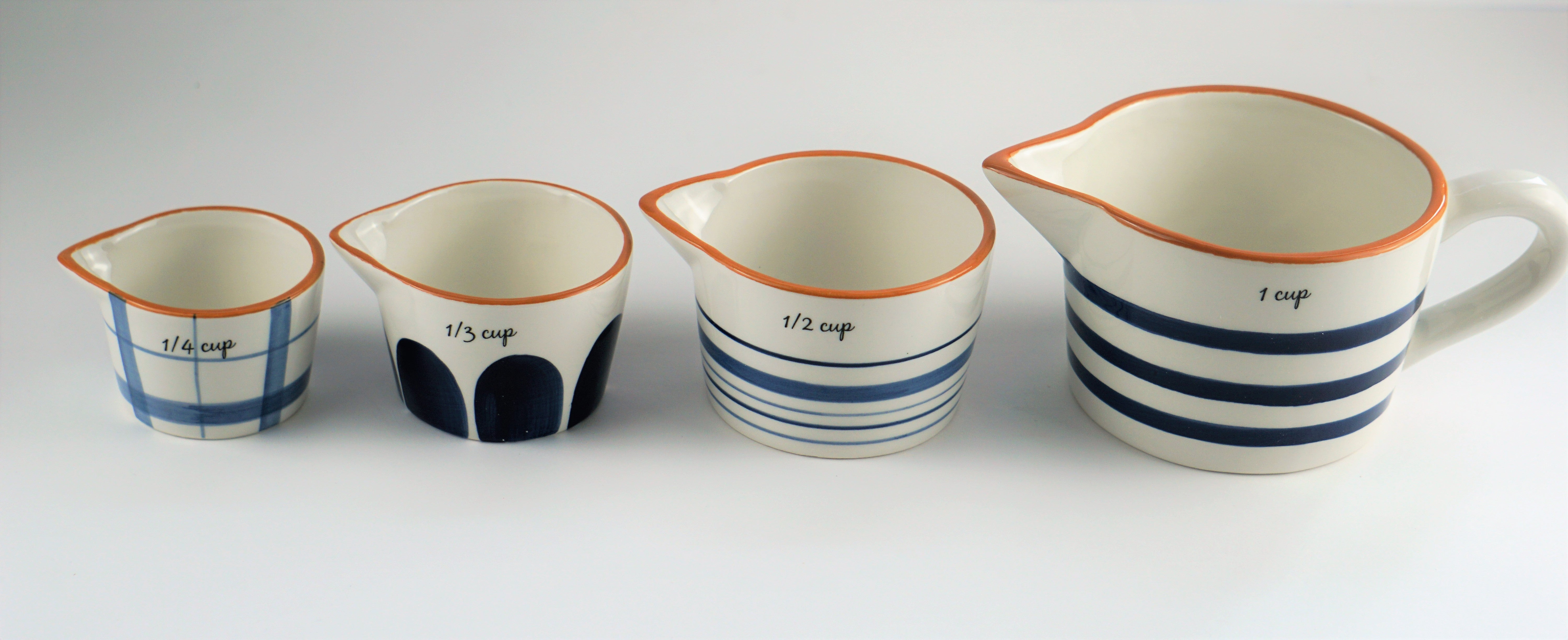Mesu Porcelain Measuring Bowls Portion Control Set of 3