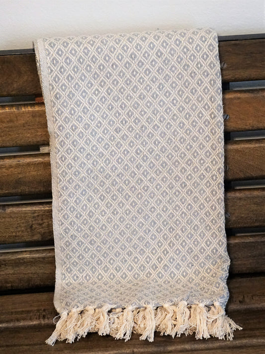Patterned Cotton Throw
