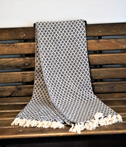 Patterned Cotton Throw