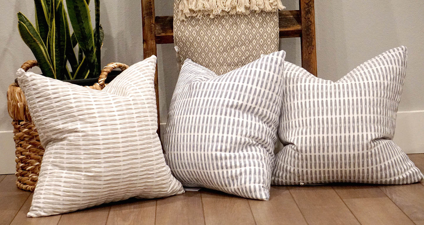 Feather Filled Throw Pillow