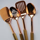 Rose Gold Utensil Set- 4 Piece