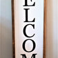 Welcome Wood Sign