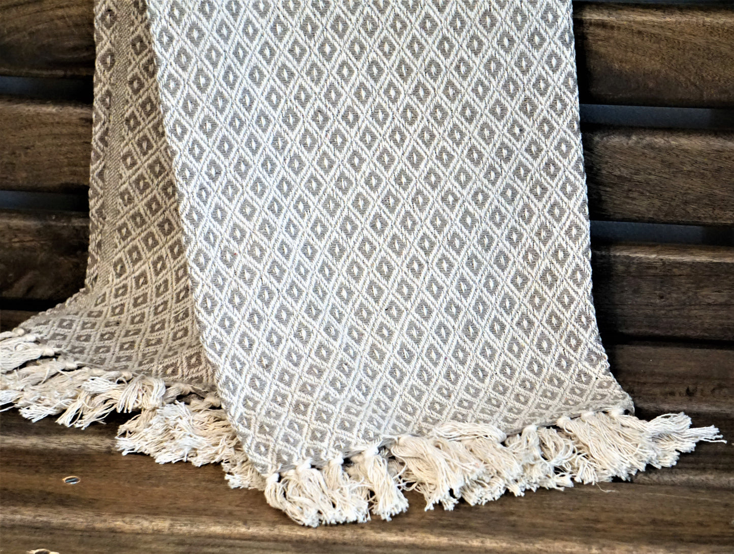 Patterned Cotton Throw