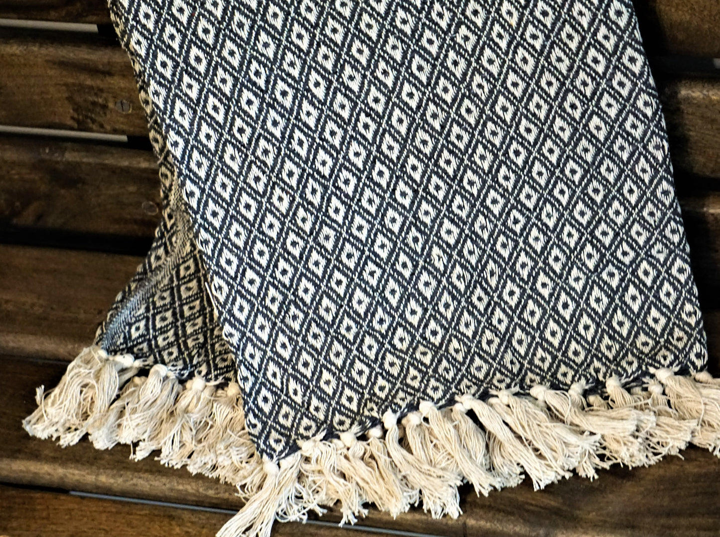 Patterned Cotton Throw