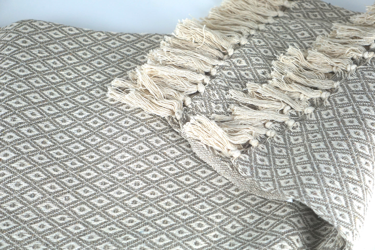Patterned Cotton Throw