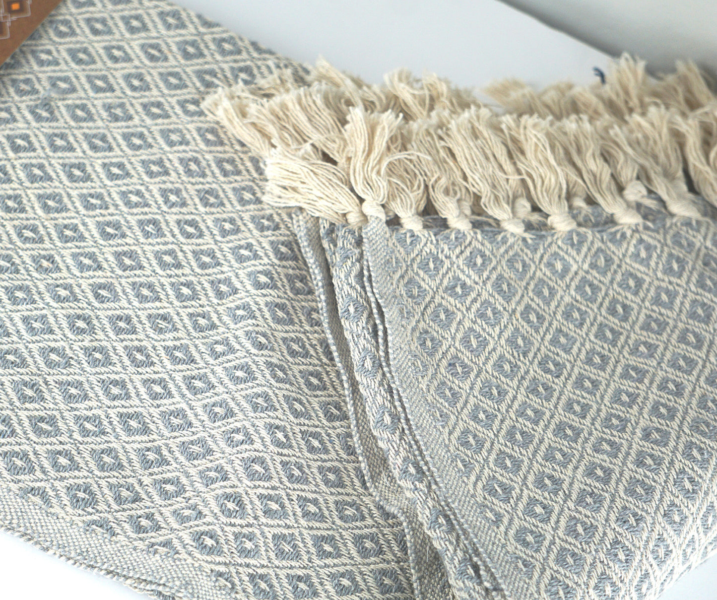Patterned Cotton Throw