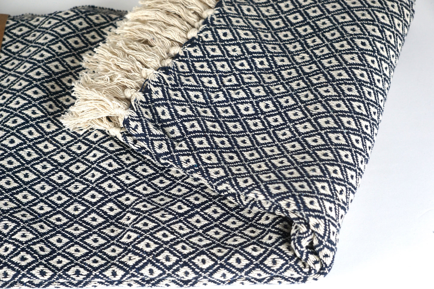 Patterned Cotton Throw